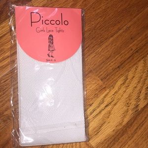 Piccolo girls lace tights